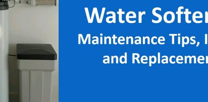 Maintenance Tips for Water Softeners