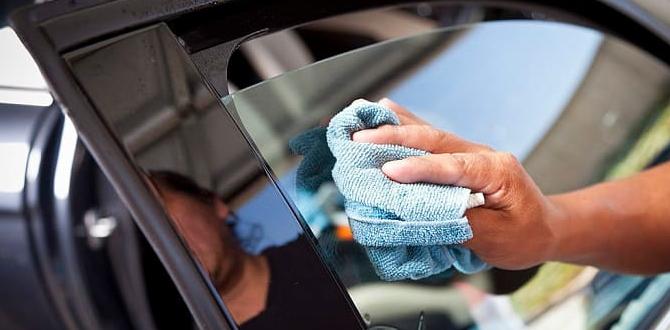 Steps to Clean Car Windows wit Vinegar