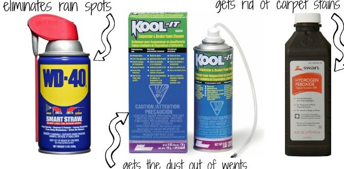 Tips for Coosing te Rigt Cleaning Spray for Car